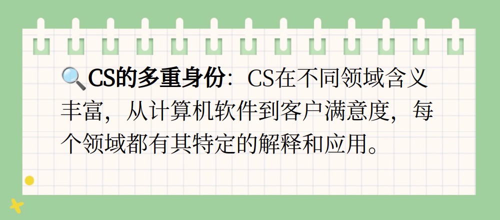 cs是什么意思