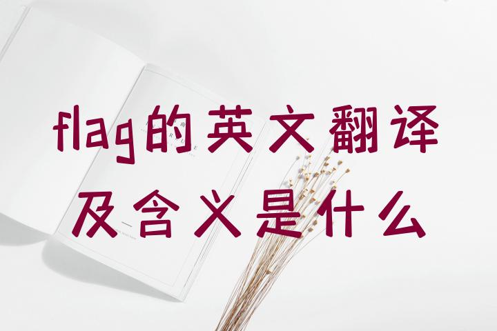 flag怎么读音发音英语怎么说(flag怎么读音发音英语怎么说呢)