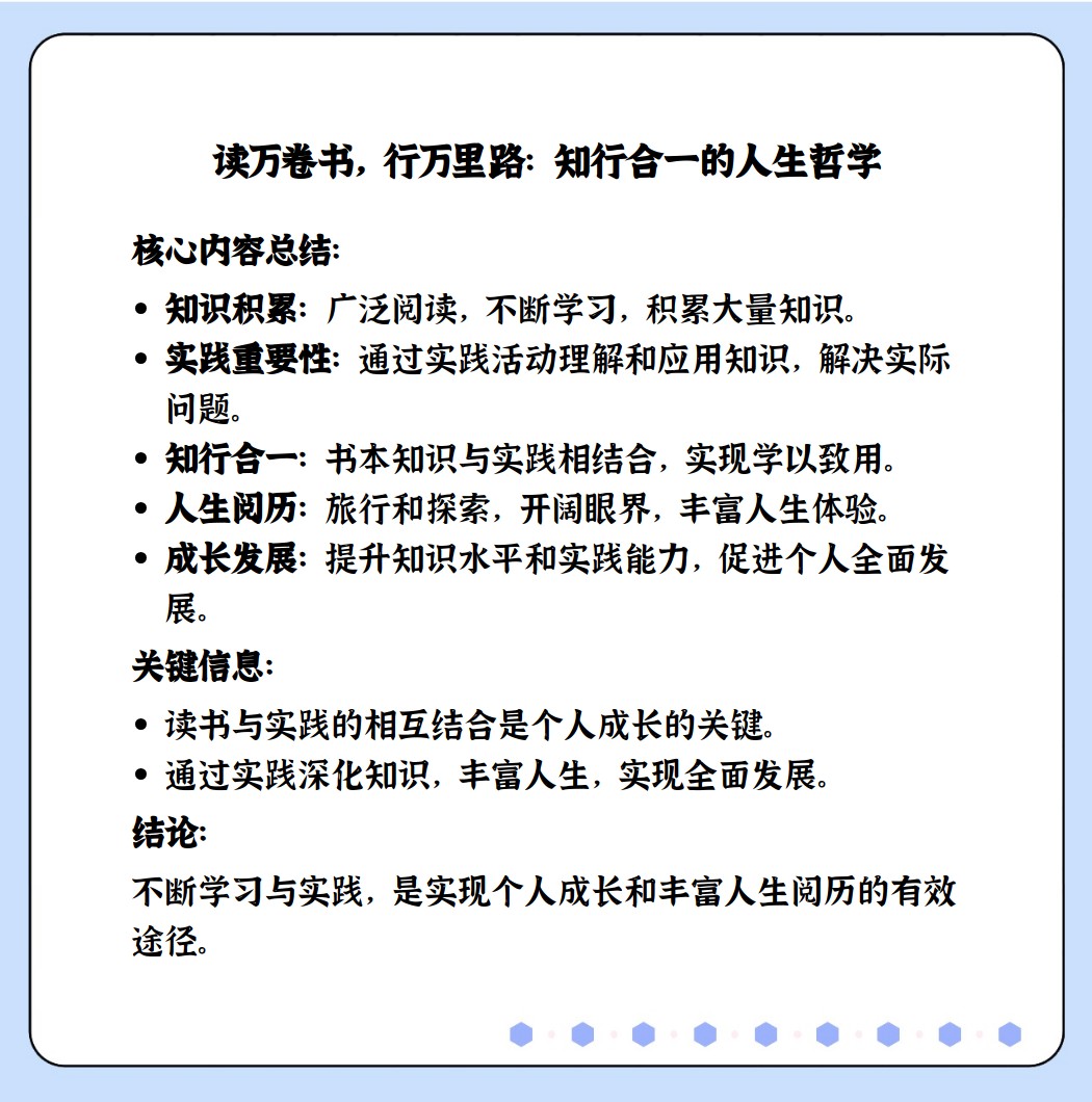 万卷书是什么意思