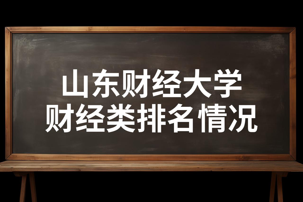 关于山东财经大学排名2020最新排名中国的信息