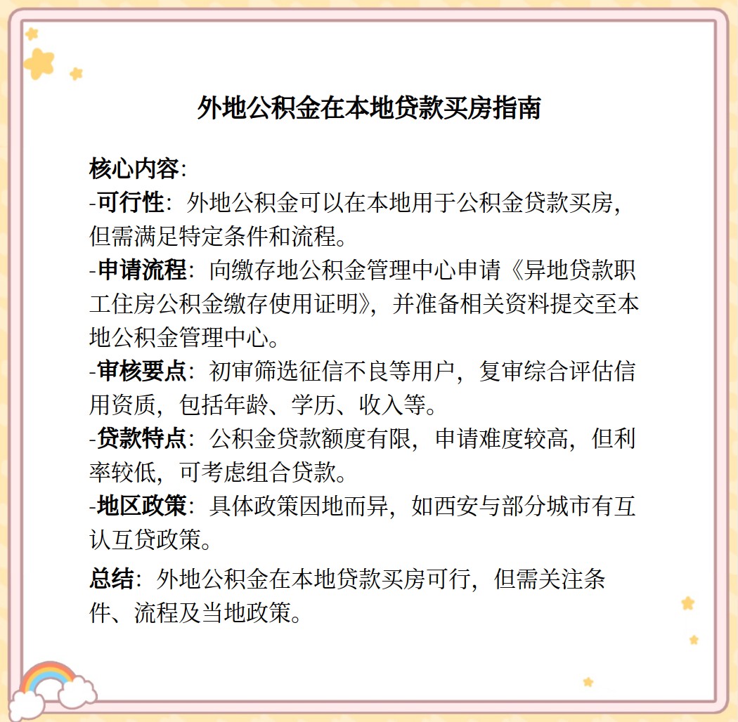 开具《异地贷款职工住房公积金缴存使用证明》