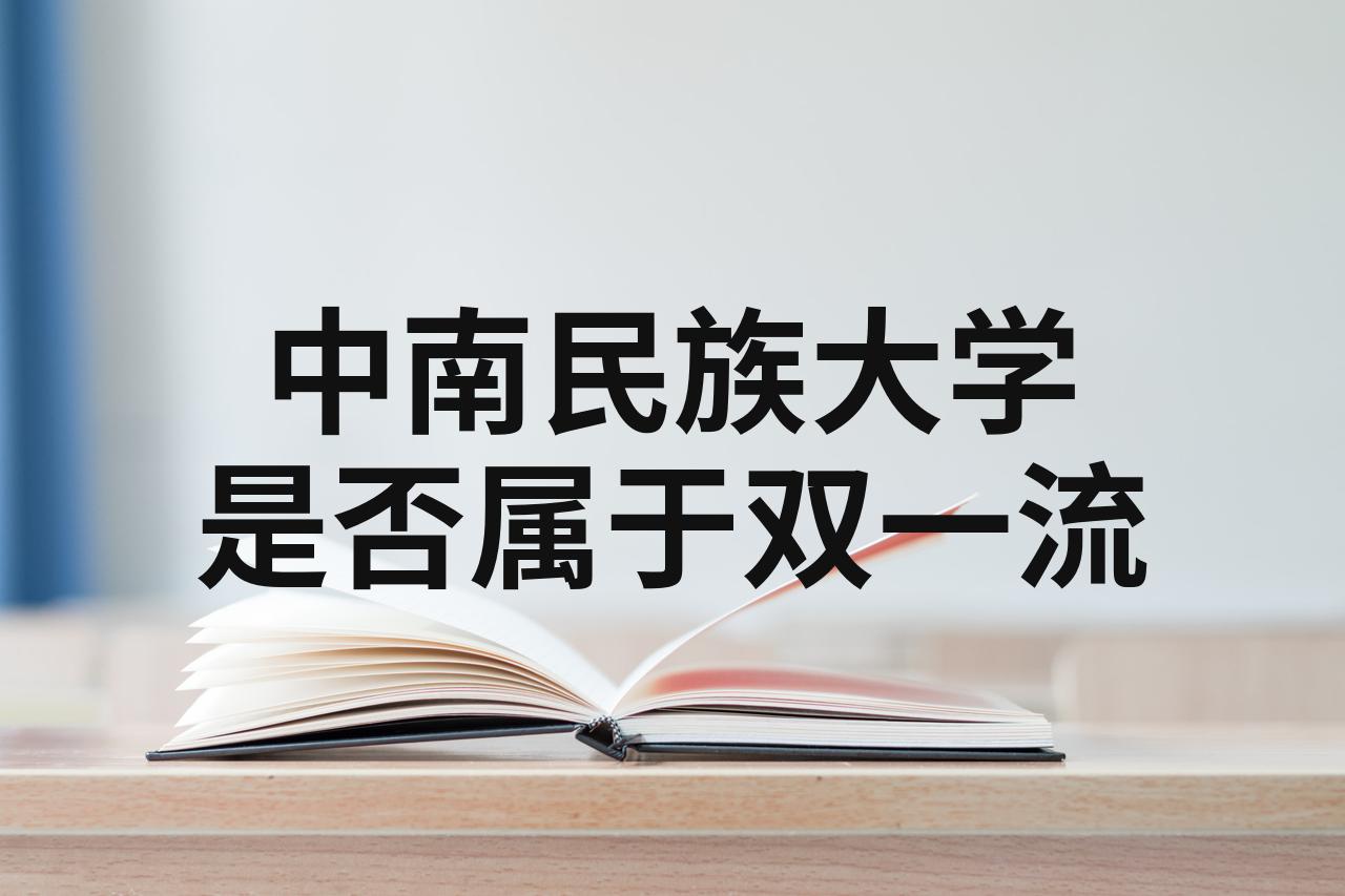 中南民族大学是否属于双一流