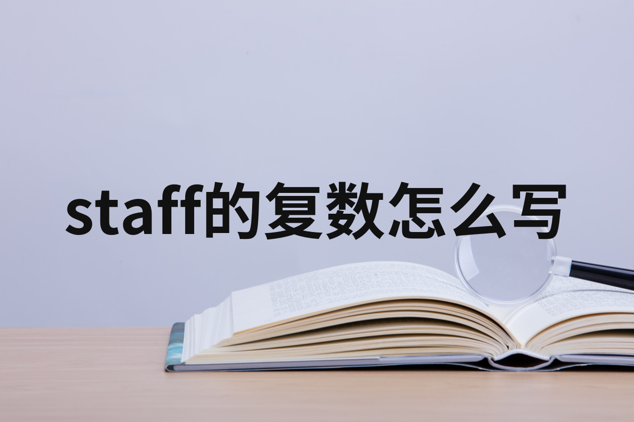 staff复数图片