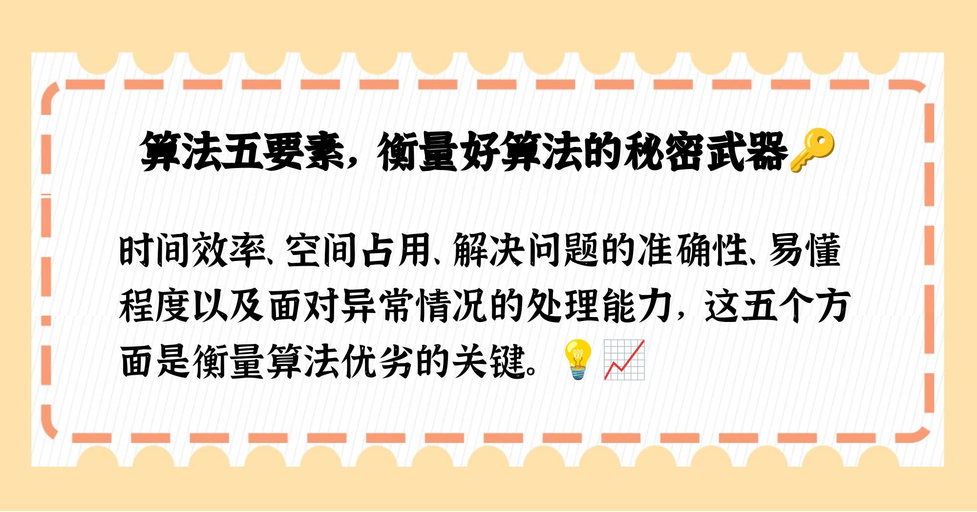 衡量算法的基本标准